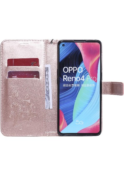 Oppo Için Flip Case Oppo 4 Pro 5g Flip Kickstand Kart Yuvası Standı ile Pu (Yurt Dışından)