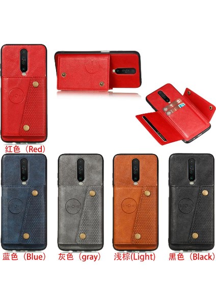 Cüzdan Kılıf Için Xiaomi Poco X2 Cüzdan Kılıf Darbeye Koruyucu Kart Buit (Yurt Dışından)