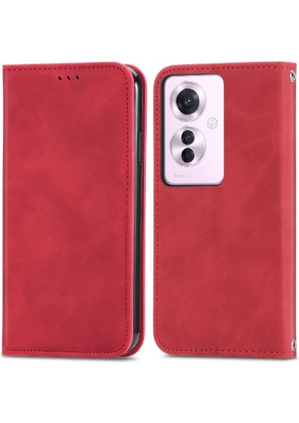 Oppo Flip 11F 5g Için Flip Case Darbeye Cüzdan Deri Kılıf Kapak Çevirin (Yurt Dışından)