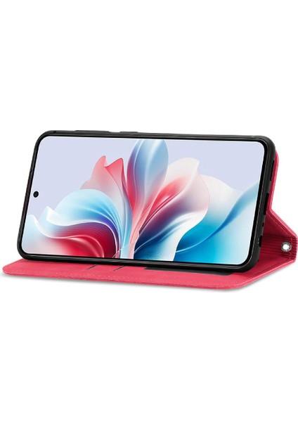 Oppo Flip 11F 5g Için Flip Case Darbeye Cüzdan Deri Kılıf Kapak Çevirin (Yurt Dışından)