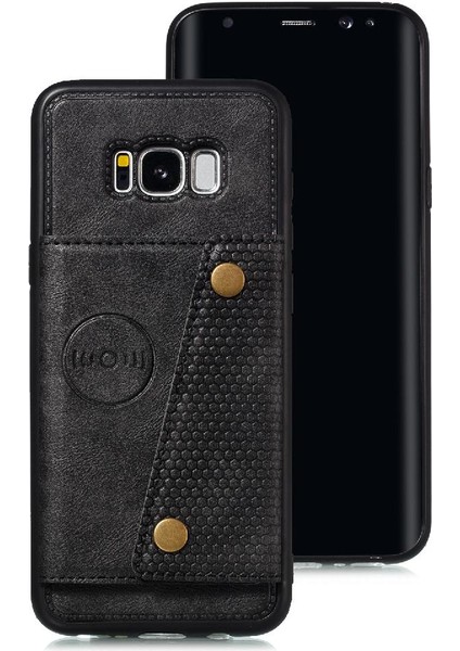 Cüzdan Kılıf Samsung Galaxy S8 Artı Buit Demir Kart Tutucu Darbeye (Yurt Dışından)
