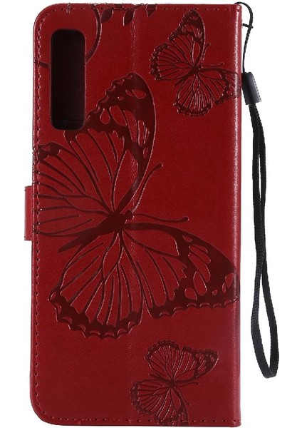 Samsung Galaxy A7 2018 Flip Kickstand Darbeye Kapak Kapak Için Flip Case (Yurt Dışından)