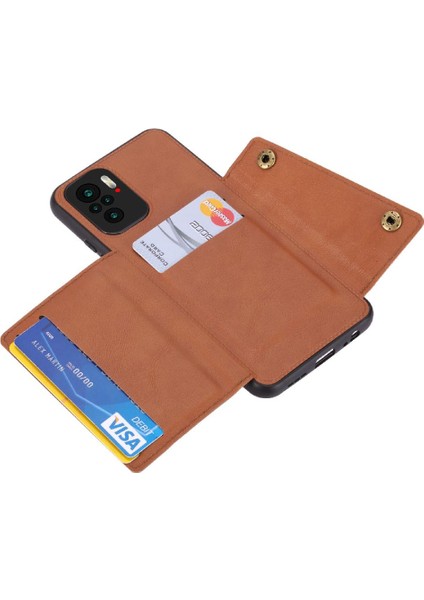 Manyi Mall Xiaomi Poco Wallet Darbeye Koruyucu Kickstand Buit Için Cüzdan Kılıf (Yurt Dışından)