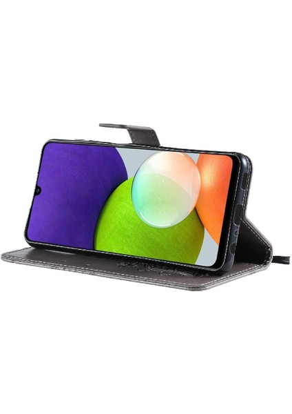 Samsung Galaxy A22 4g Için Flip Case Pu Deri Manyetik Kapak ile Çevirin (Yurt Dışından) fırsatları