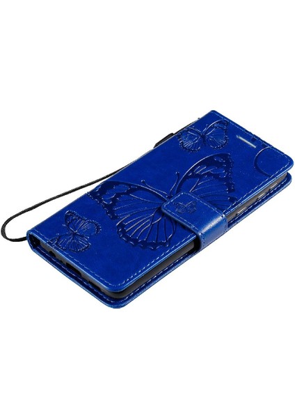 Kart Yuvası Standı ile Samsung Galaxy A01 Çekirdek Için Flip Case Pu Deri Flip (Yurt Dışından)