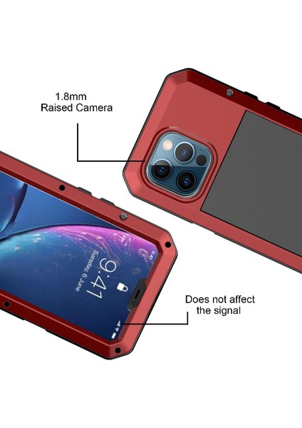 Iphone 13 Için Kılıf Pro Max Alüminyum Alaşım Metal Kasa 360 Tam Vücut Kapak (Yurt Dışından) modelleri