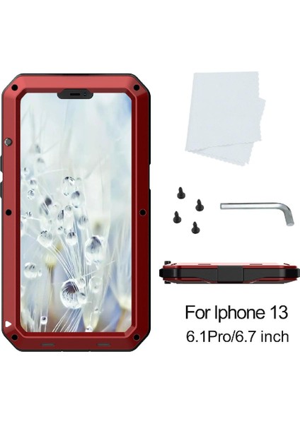 Iphone 13 Için Kılıf Pro Max Alüminyum Alaşım Metal Kasa 360 Tam Vücut Kapak (Yurt Dışından) fırsatları