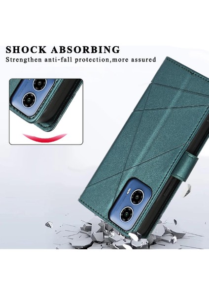 Motorola Moto G34 Şok Emici Darbeye Üç Kart Için Flip Case (Yurt Dışından) indirimleri