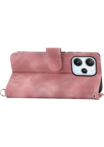 Xiaomi Redmi Için Flip Case 12 4g Bileklik Kabartmalı Darbeye Çoklu (Yurt Dışından)