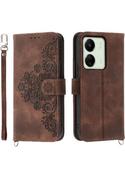 Xiaomi Redmi 13C Çoklu Kredi Kartı Yuvaları Için Flip Case Darbeye (Yurt Dışından)