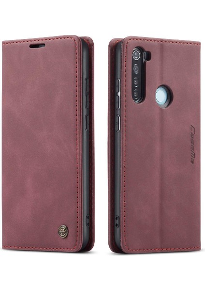 Xiaomi Redmi Not 8 Için Flip Case Kart Yuvası Kickstand Manyetik Pu (Yurt Dışından)