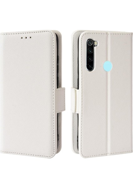 Xiaomi Redmi Not 8 Için Kılıf Pu Deri Cüzdan Kart Yuvaları Tutucu Yan (Yurt Dışından)
