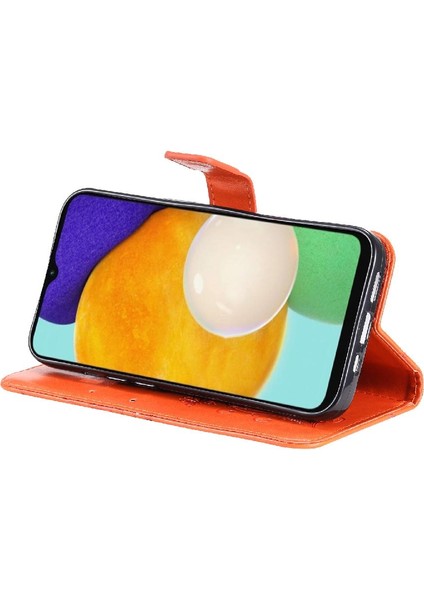 Samsung Galaxy A13 5g Için Flip Case Kart Yuvası Standı ile Kickstand Pu Çevirin (Yurt Dışından)