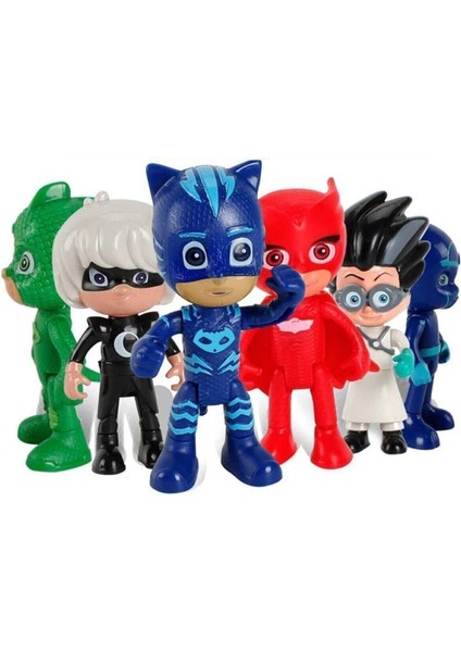 Pj Masks Catboy Owlette Gekko 6'lı 10 Parça Oyun Seti fiyatları