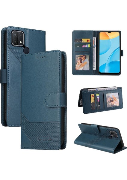 Oppo A15 4g Darbeye 4 Köşe Koruma Premium Deri Için Flip Case (Yurt Dışından)