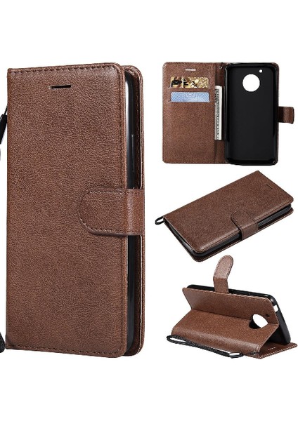 Motorola Moto G5 Iş Cüzdan Telefon Kılıfı Için Kart Yuvası ile Flip Case (Yurt Dışından)