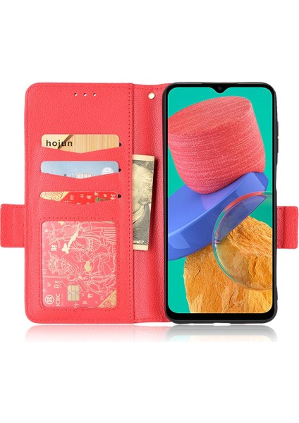 Samsung Galaxy M33 5g Için Kılıf Cüzdan Pu Deri Kart Yuvaları Tutucu Yan (Yurt Dışından) fırsatları