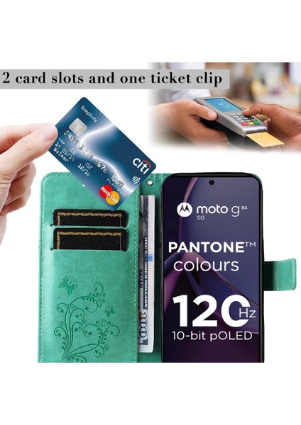 Motorola Moto G84 5g Flip Kickstand Manyetik Kapak Darbeye Pu (Yurt Dışından) modelleri