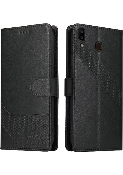 Samsung Galaxy A20E Üç Kart Yuvaları Darbeye Kickstand 4 Için Flip Case (Yurt Dışından)