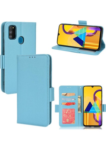 Manyi Mall Samsung Galaxy M30S Cüzdan Pu Deri Yan Toka Kart Yuvaları Için Kılıf (Yurt Dışından)