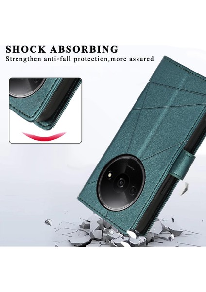 Xiaomi Redmi A3 Için Flip Case Üç Kart Yuvaları Şok Emici Kickstand (Yurt Dışından) indirimleri
