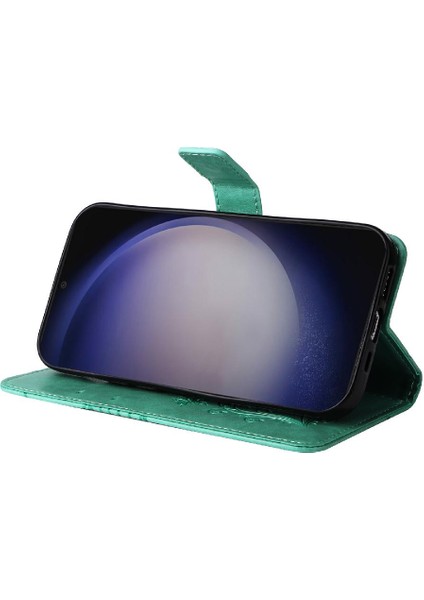 Samsung Galaxy S24 Artı Darbeye Kapak Flip Kickstand Pu ile (Yurt Dışından)