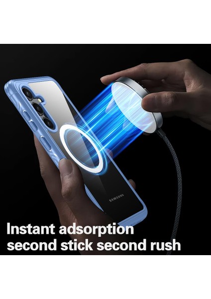 Samsung Galaxy S24 Plus Için Miracase Manyetik Kılıf ile Tamamen Şeffaf (Yurt Dışından)