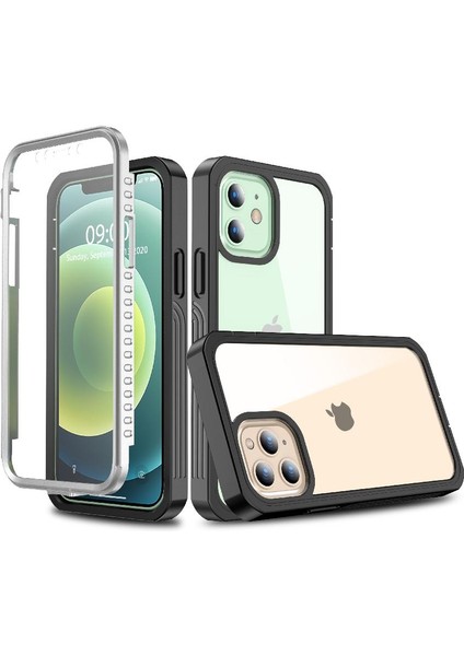 Iphone 12/12 Pro Için Kılıf Tamamen Şeffaf 360 Her Şey Dahil Damla ve Pet (Yurt Dışından)