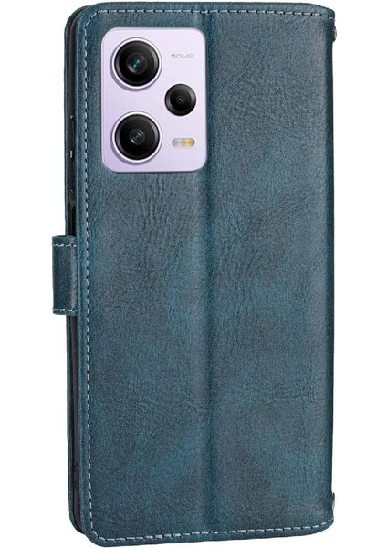 Xiaomi Redmi Not 12 Için Flip Case Pro Artı Kickstand Kayış Kart Tutucu (Yurt Dışından)