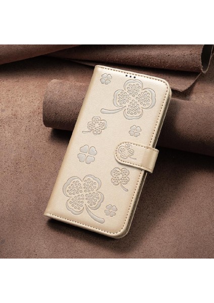 Xiaomi Poco M6 4g Iş Ekleme Yonca Çok Renkli Cüzdan Için Flip Case (Yurt Dışından)