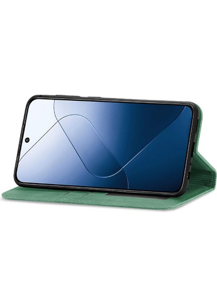Xiaomi 14 5g Için Flip Case Kapak Darbeye Deri Kılıf Cüzdan (Yurt Dışından) indirimleri