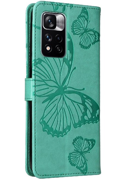 Xiaomi Redmi Not 11 Pro 5g Için Flip Case Pu Deri Flip Kickstand ile (Yurt Dışından)