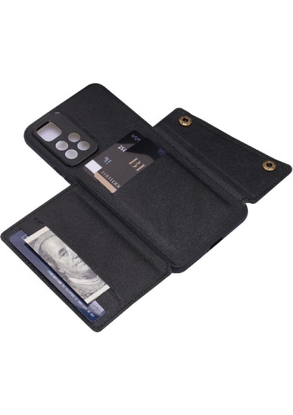 Cüzdan Kılıf Xiaomi Redmi Not 11S 5g Buit Demir Darbeye Kickstand (Yurt Dışından)
