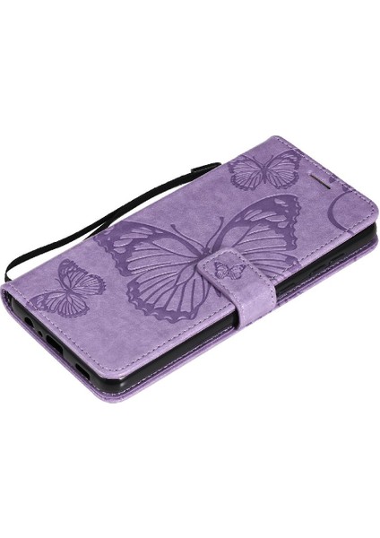 Samsung Galaxy A02 Için Flip CASE/M02 Pu Deri Darbeye Kapak ile Çevirin (Yurt Dışından)