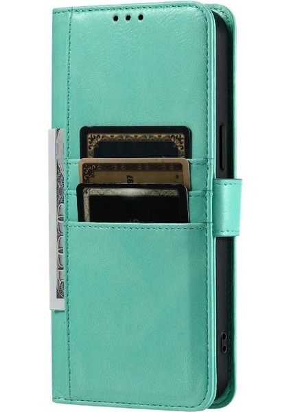 Motorola Moto E14 Cüzdan 6 Kart Yuvaları Kickstand Pu Deri Için Flip Case (Yurt Dışından) fiyatları