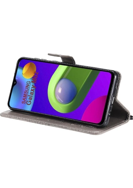 Samsung Galaxy A02 Için Flip CASE/M02 Pu Deri Darbeye Kapak ile Çevirin (Yurt Dışından)