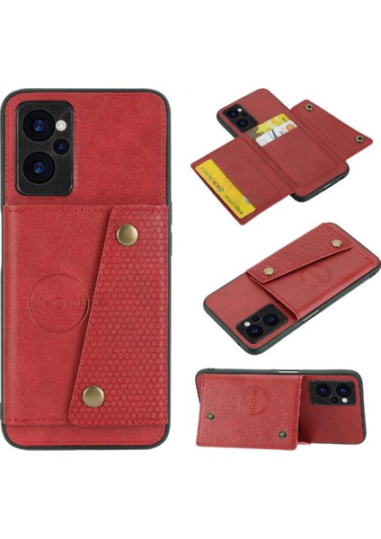 Realme C35 Kart Tutucu Cüzdan Kılıf Için Cüzdan Durumda Darbeye Koruyucu (Yurt Dışından)