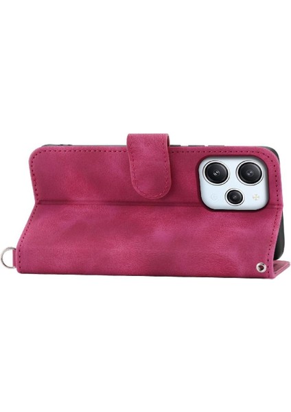 Xiaomi Redmi Için Flip Case 12 4g Bileklik Kabartmalı Darbeye Çoklu (Yurt Dışından)