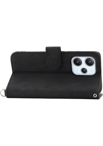 Xiaomi Redmi Için Flip Case 12 4g Bileklik Kabartmalı Darbeye Çoklu (Yurt Dışından)