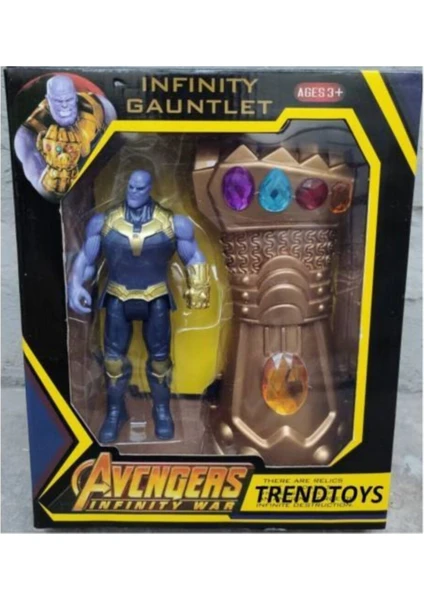 Oyuncak Avanger Thanos Işıklı Figür ve Eldiven