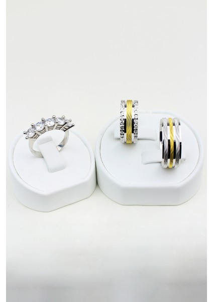 Klasik Güzellik Birleşimi 925 Ayar Gümüş Alyans, Nişan ve Söz Yüzüğü