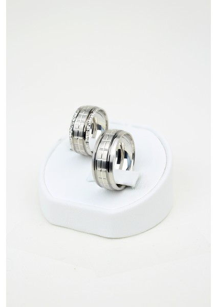 Kalp Bağlantısı Çemberi 925 Ayar Gümüş Alyans, Nişan ve Söz Yüzüğü fiyatları