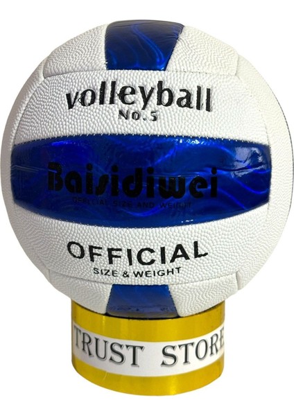 Voleybol Topu Dikişli Baisidiwei 5 Numara Şişirme Pompası Hediyeli