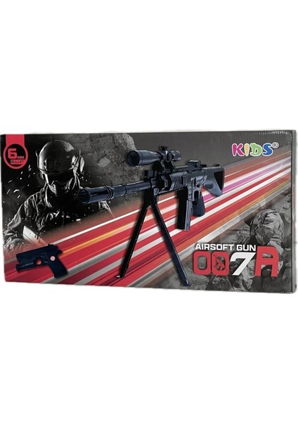 Kutulu Lazerli Boncuklu Tüfek ve Küçük Lazerli Silah