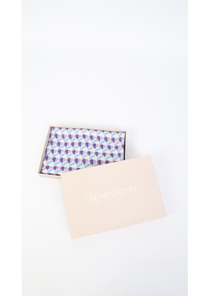 Kalp Desenli Mor Soft Eşarp 95X95 modelleri