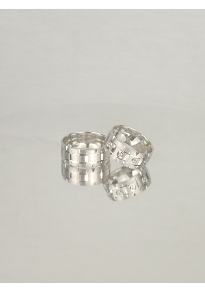 Ebedi Harmoni Alyansı 925 Ayar Gümüş Alyans, Nişan ve Söz Yüzüğü