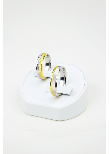 Gümüş Çizgiler Ahenk Yüzüğü 925 Ayar Gümüş Alyans, Nişan ve Söz Yüzüğü fiyatları