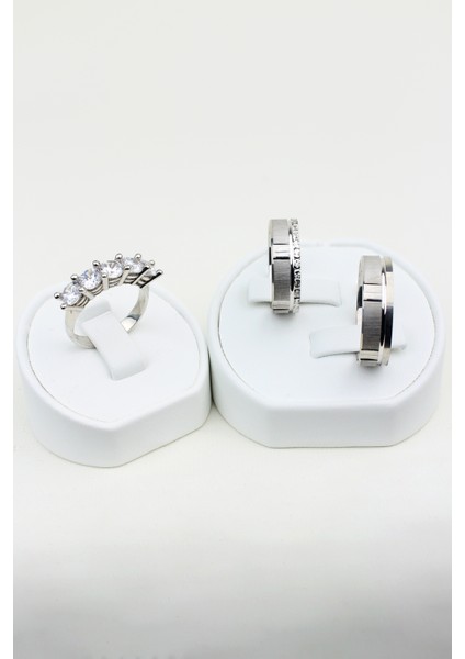 Zaman Tünelinde Elegans 925 Ayar Gümüş Alyans, Nişan ve Söz Yüzüğü