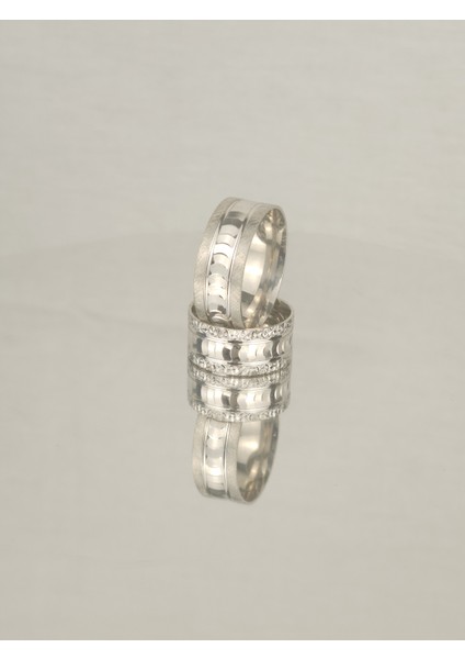 Inci Işıltısı Rüya Birleşimi 925 Ayar Gümüş Alyans, Nişan ve Söz Yüzüğü fiyatları