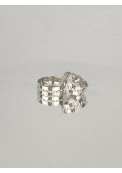 Renkli Denizaltı Güzelliği 925 Ayar Gümüş Alyans, Nişan ve Söz Yüzüğü